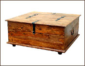 Takhat Style Wooden Blanket Box